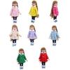 CALANDIS 2xFashion Girl Doll Winter Coat & Pants for 18inch Accs Red | Modern | Clothes & Accessories | Dolls view 3