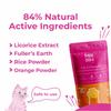 MEEOOW CLUB 4-in-1 Orange Body Hair Removal Powder Mask for Women & Men | Instant Painless Hair Removal, Tan Removal, Exfoliation & Skin Nourishment | Natural Scent, No Irritation (80g) view 4