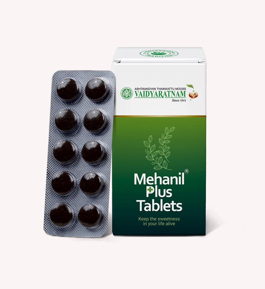 MEHANIL PLUS TABLETS 100 NOS VAIDYARATNAM