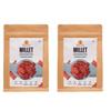 Yellow House Millet Crackers, Deliciously Crunchy & Baked, 100g - Ideal for Healthy Snacking & Party Platters pack of 2 view 1