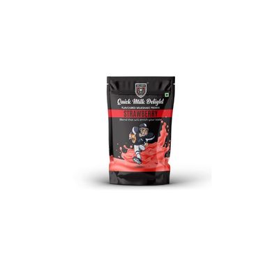 Gallardo Strawberry Milkshake Premix Powder | Instant Thick & Smooth Beverage Mix | Classic Strawberry Flavour | 50g (Pack of 1)