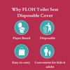 Floh Disposable Toilet Seat Covers | No Direct Contact with Unhygienic Seats | Protects Against Germs For Public Toilets & Travel Essentials | Must Have For Women and Men | Pack of 10 | view 3
