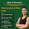 Prolicious Pani Puri High Protein Thins | NO Palm Oil | Crispy & Nutritious Thin | Plant based (50g Pack of 1) view 4