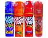 Push Pops Candy Fruit Flavours Assorted Grape Orange Strawberry Cherry Each10g Pack of 4 (Imported) view 1