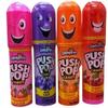 Campfire Push Pop Candy, Assorted Fruit Flavours, Cherry, Grape, Strawberry, Orange, Pack of 4 (Imported) view 1