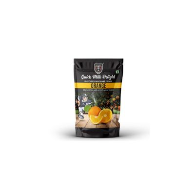 Gallardo Orange Milkshake Premix Powder | Instant Thick & Smooth Beverage Mix | Refreshing Orange Flavour | 50g (Pack of 1)