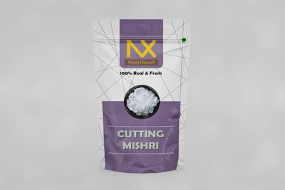 NatriXeed Cutting Mishri | Cutting Cristal | Kadisakhar | Misri | Mishri Crystal | Sweet Candy | Mishri Crystal (100g)