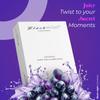 BlackNight More Time & Super Dotted Flavored Condoms for Men  Honeymoon Special  Pack of 10 (Lubricated, Premium Latex, Dotted, Flavored) (Pack Of 1, Grapes) view 3