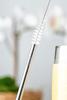 Acorn Crafts Reusable Stainless Steel Straw Set for Kids & Adults 2 Straight, 2 Bent Metal Straws with Cleaning Brush Eco-Friendly, Durable, and Travel-Ready view 4