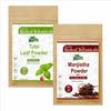 Bioleaf Botanicals Tulsi & Manjistha Powder  100% Pure Herbal Blend for Clear Skin, Detox  Natural Anti-Inflammatory, Antioxidant & Skin Rejuvenating (200g) view 1