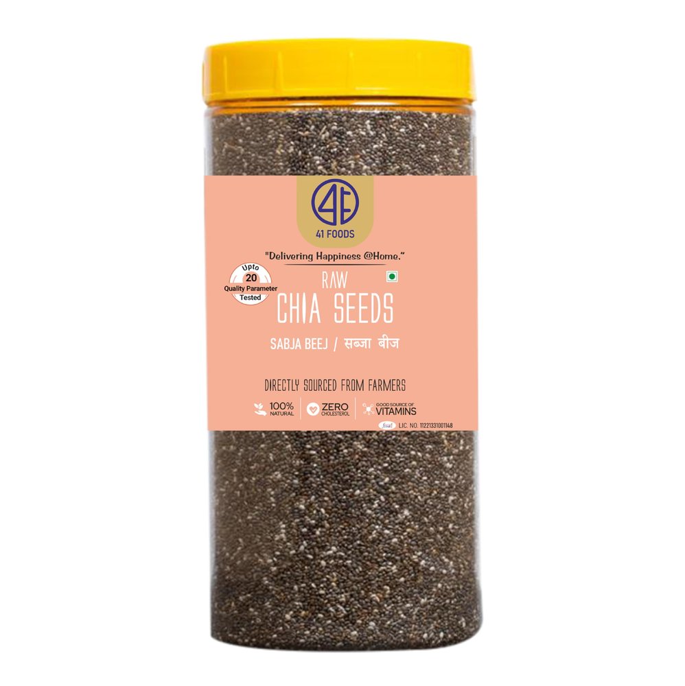 41 Foods Premium Chia Seeds | Chia Beej | 200g