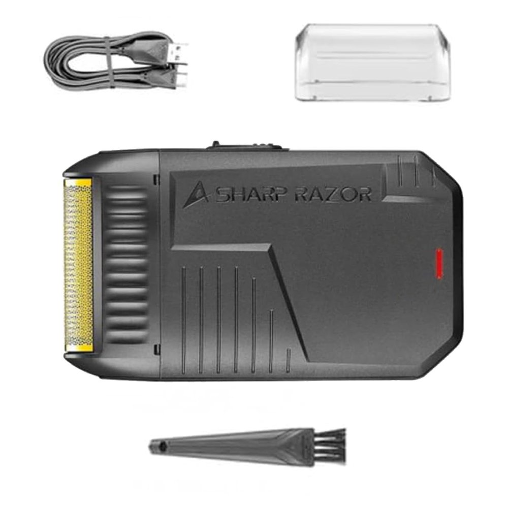 Professional and Rechargeable portable Ultra-Thin Beard Trimmer or clean shaver for Face Care With Protection Cap, USB Cable 60 Minutes Operating Time