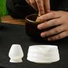 ATORSE 2Pcs Matcha Bowl and Whisk Holder Tea Utensils for Living Room Beverage Gift White|Home & Garden|Food & Beverages|Tea view 4