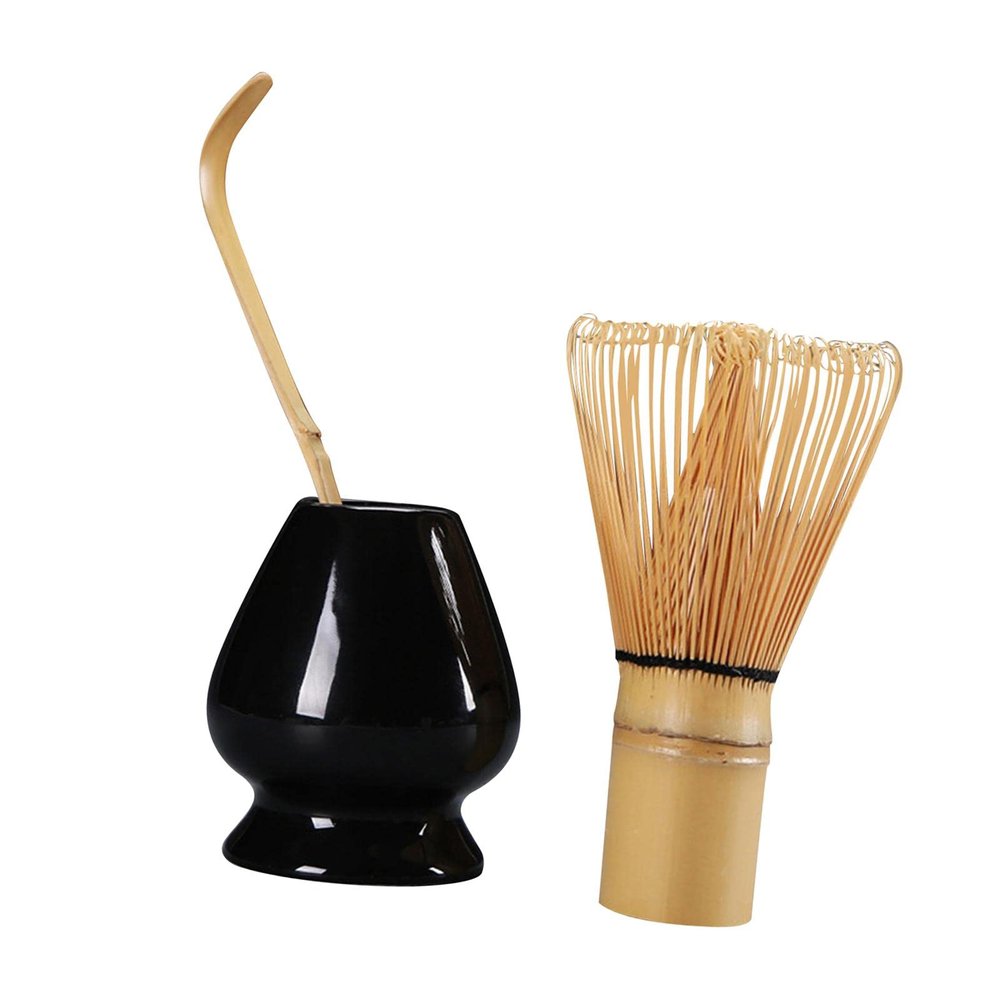 ATORSE Matcha Set Ceramics Matcha Whisk Holder Matcha Ceremony Kit Bamboo Whisk Black|Home & Garden|Food & Beverages|Tea