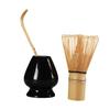 ATORSE Matcha Set Ceramics Matcha Whisk Holder Matcha Ceremony Kit Bamboo Whisk Black|Home & Garden|Food & Beverages|Tea view 2