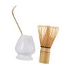 ATORSE Matcha Set Ceramics Matcha Whisk Holder Matcha Ceremony Kit Bamboo Whisk White|Home & Garden|Food & Beverages|Tea view 2