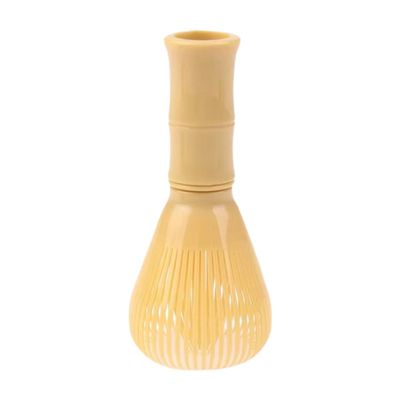 ATORSE Japanese Matcha Whisk Matcha Stirrer Tea Powder Whisk for Tea Room Household Yellow