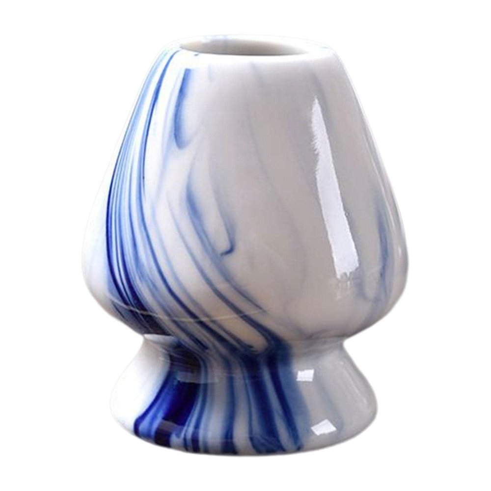 ATORSE Traditional Matcha Whisk Stand Teaware Tea Ceremony Chasen Stand for Home Blue and White|Home & Garden|Food & Beverages|Tea