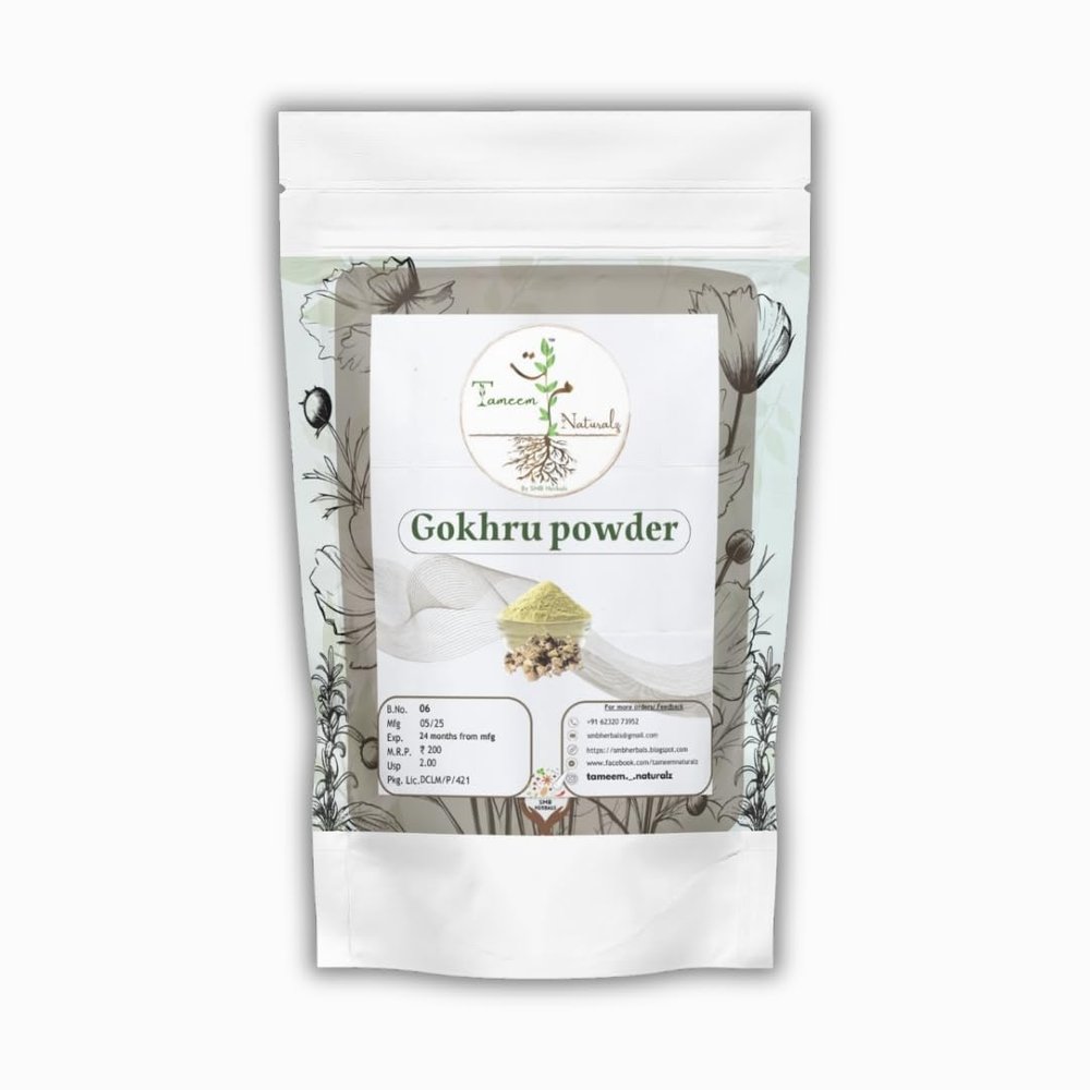 TAMEEM NATURALZ Gokhru Powder  Kidney Health & Vitality Support