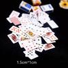 CALANDIS Miniature Poker 1:12 Mini Dollhouse Playing Cards Doll House Poker 1 Deck B | Modern | Clothes & Accessories | Dolls view 3