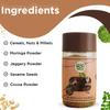 DOCTOR MORINGA Healthy Cookies -200gm |Jaggery Biscuit | Multi Millet Snack| Made with Wheat Flour, Moringa Powder & Nuts| Ideal for Travel & Lunch| Healthy Snack Diet| Pack 1 view 3