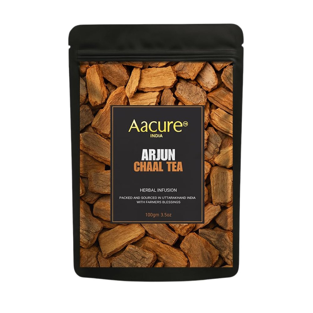 Aacure,Arjun Chaal Tea|Arjun Bark Powder 100gms | Herbal Tea for Healthy Heart & Cholesterol Control