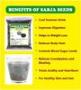 3V PRODUCTS Basil Seeds | Sabja | Tukmaria Seeds 100 Gram for Reduces Body Heat Food (Raw) view 3