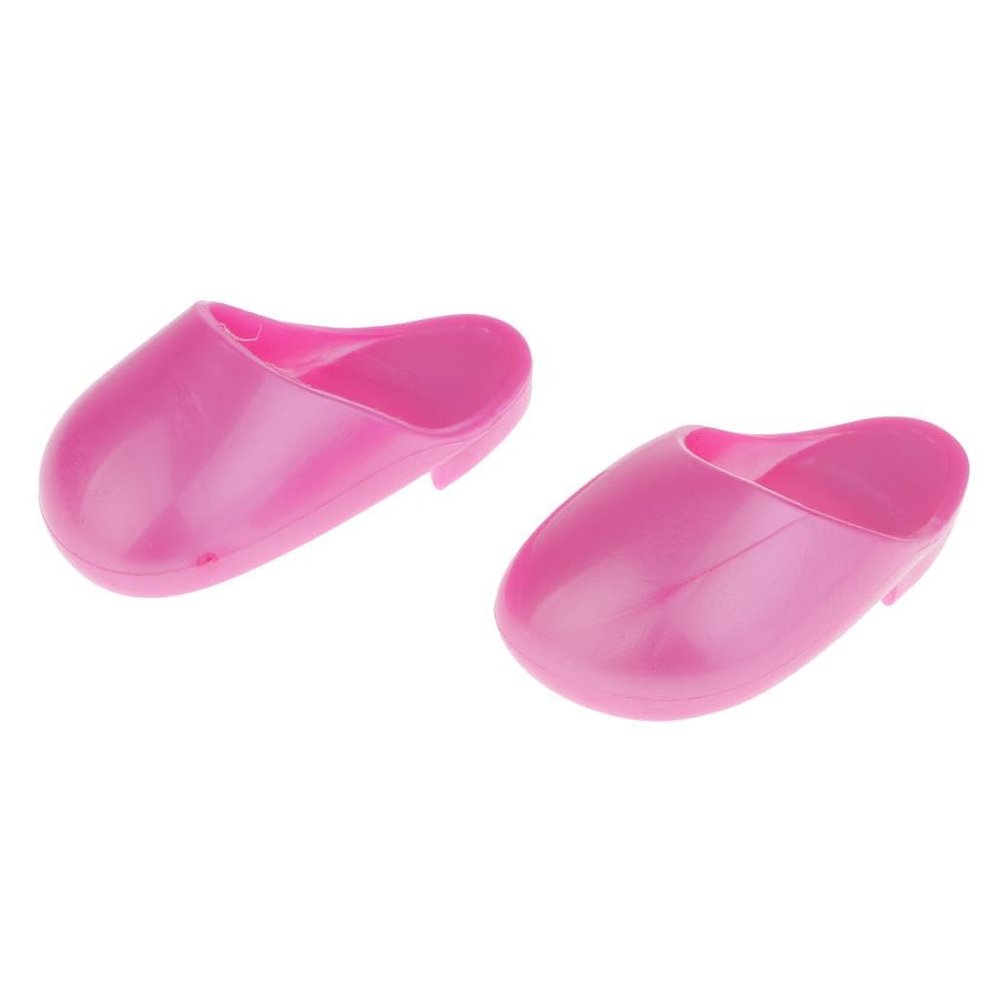 ATORSE Vinyl Slippers Shoes Flats for 16Inch Sharon Dolls Clothing Pink Slippers