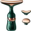 3-in-1 Electric Facial and Neck Massager - Anti-Wrinkle & Anti-Aging Device with Vibration Massage Modes - Face Slimming, Sculpting, Uplifting, Skin Firming, Tightening, and Smoothing Tool for Glowing Skin - (Green) view 1