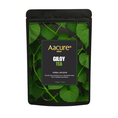 Aacure, Giloy Powder Tea | Tinospora Cordifolia Powder Tea | Giloy Herbal Tea (100 Grams)