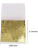 TPWC Pure Gold Leaf/Gold Vark/Gold waraq Sheet Gold Leaf Leaves Foil for Edible Finest Gold Leaves Food Gilding Facial Beauty Spa Size 50 mm x 50 mm, Edible Food Grade Gold Foil for Facial, Beauty, Spa (10-sheets) view 3