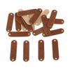 ATORSE 20Pcs Pu Leather Label Sew On Labels with Holes Engraved Tag Accessories|Crafts|Sewing|Embellishments & Finishes|Trims view 1