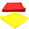 MANJUSHA NATURAL Pooja Cotton Cloth,1Meter Pooja Chowki Aasan Cloth Pooja Cloth for Home, Pooja Cloth 100% Cotton Pure for Religious Purposes, Decoration Cloths, Pooja Aasan Cloths (Red & Yellow) view 1