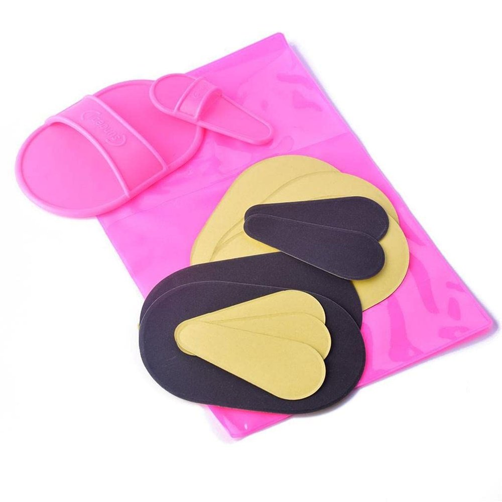ATORSE 12Pcs/Set Pro Smooth Legs Skin Pads Arm Face Upper Lip Hair Removal Remover Exfoliator Epilator Tools Useful