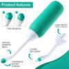 Evorza Bottle for Postpartum Essentials 17 oz, Feminine Care, Travel Bidet Portable Bidet with 2 Food Grade Silicone Nozzles, Travel Bag, Cleaning Brush, 450 ml Large Capacity view 3