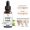Natural Hair Growth Inhibitor Permanent Hair Removal Oil Remover Hair Inhibiting And Reducing To Stop Hair Growth & Body Face Hair Reduction - 30ml view 3