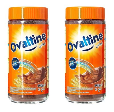 Dryfruit Mart Oval-tine's Malt Drink Delicious Chocolate Flavor 400gm (Pack Of 2)