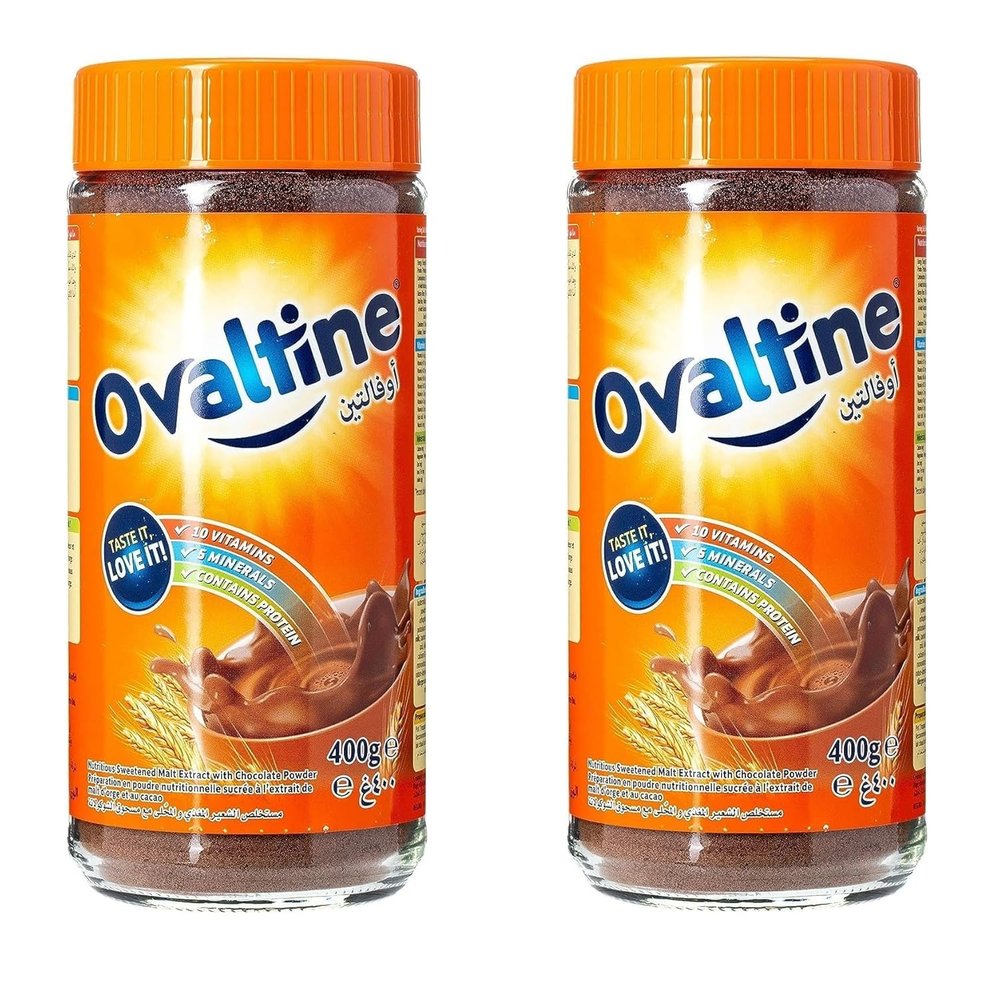 Dryfruit Mart Oval-tine's Malt Drink Delicious Chocolate Flavor 400gm (Pack Of 2)