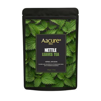 Aacure,Nettle Tea | 200+ Cups | Urtica Dioica | Nettle Herbal Tea Helps With Kidney Detox, Blood Sugar, Blood Purify-Stinging 100 Grams