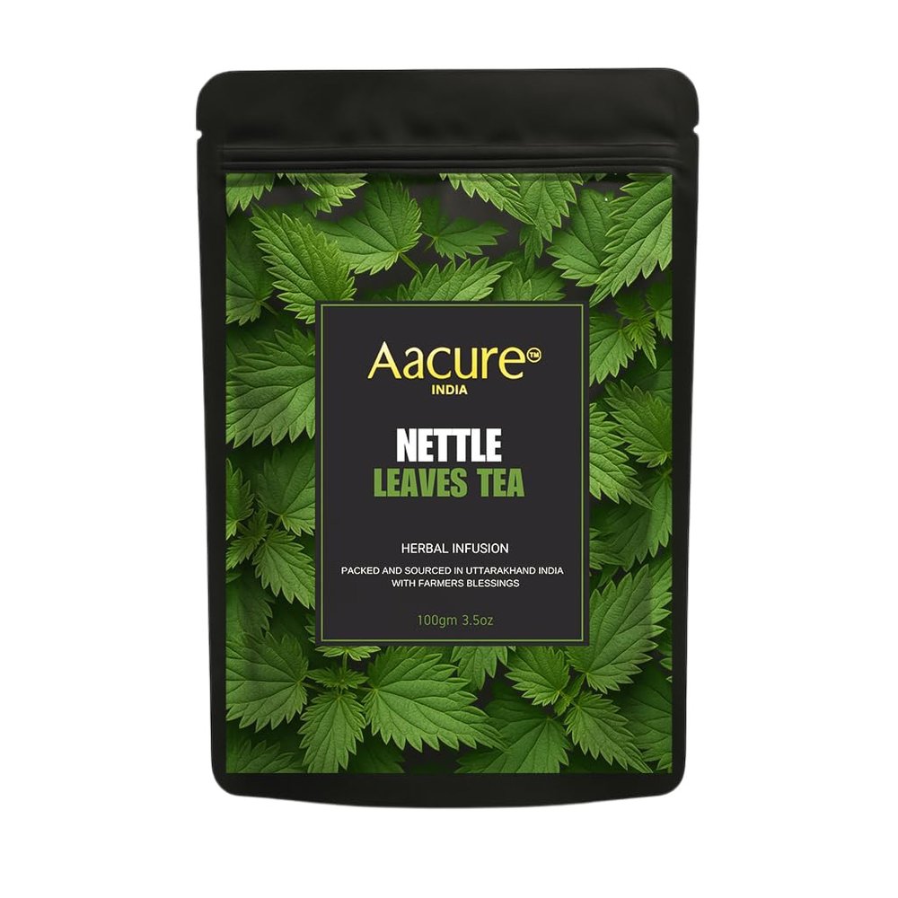 Aacure,Nettle Tea | 200+ Cups | Urtica Dioica | Nettle Herbal Tea Helps With Kidney Detox, Blood Sugar, Blood Purify-Stinging 100 Grams