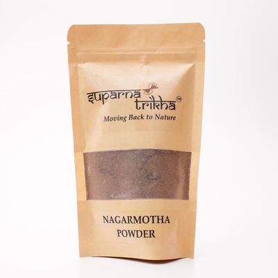 Suparna Trikha Nagarmotha Powder | Ayurvedic Herbal Root Powder for Hair Growth, Dandruff Control, Acne & Skin Hydration | Natural Astringent for Oily Skin | Anti-Aging & Detox | Pure & Natural 100g