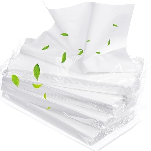 2-Ply Facial Tissue Paper Napkins Pack of 4 (200 Sheets Each) | Ultra-Soft, Skin-Friendly, Absorbent & Disposable | Ideal for Home, Office, Travel & Daily Use | 100 Pulls Each Pack |