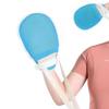 Chuppinz Restraint Gloves Hand, Hand Gloves for Patient Care Washable Breathable Mitts Double Mesh With Board and Zipper Design Prevent Finger Harm(Blue) view 1