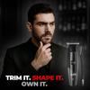 Beardo Ape-X EZ Trimmer & Beard Styling Tool & | Pack of 3 Razor & Beard Trimmer | 110 Min Run Time | 7000 RPM | Sharp, Precise, Durable | Beard & Body Grooming for Men view 2
