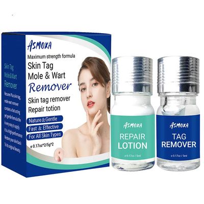 YELURI PRODUCTSSkin Tag & Mole Remover Serum Fast-Acting Natural Formula for Clear, Smooth, Even-Toned Skin 10ml