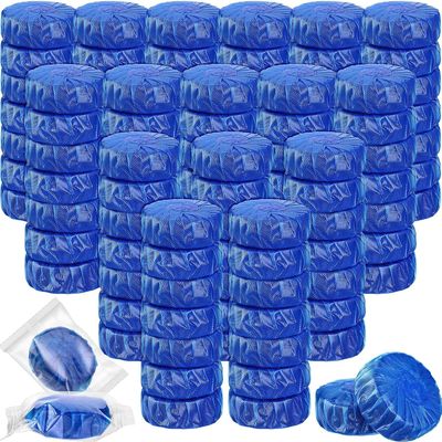 ALI SHIPPING Automatic Toilet Bowl Cleaner Tablets Powerful Toilet Tank Cleaning Balls with Deep Clean Blue Bubbles and Mild Lemon Scent Long-Lasting Bathroom Freshness Pack of 10