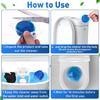 ALI SHIPPING Automatic Toilet Bowl Cleaner Tablets Powerful Toilet Tank Cleaning Balls with Deep Clean Blue Bubbles and Mild Lemon Scent Long-Lasting Bathroom Freshness Pack of 10 view 3