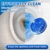 ALI SHIPPING Automatic Toilet Bowl Cleaner Tablets Powerful Toilet Tank Cleaning Balls with Deep Clean Blue Bubbles and Mild Lemon Scent Long-Lasting Bathroom Freshness Pack of 10 view 4