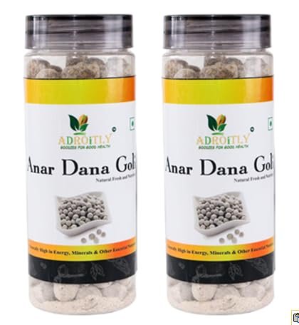 Adroitly Anardana Churan Goli | Natural Digestive Candy & Mouth Freshener | Dry Mukhwas | Sweet & Tangy Ayurvedic Goli | No Preservatives