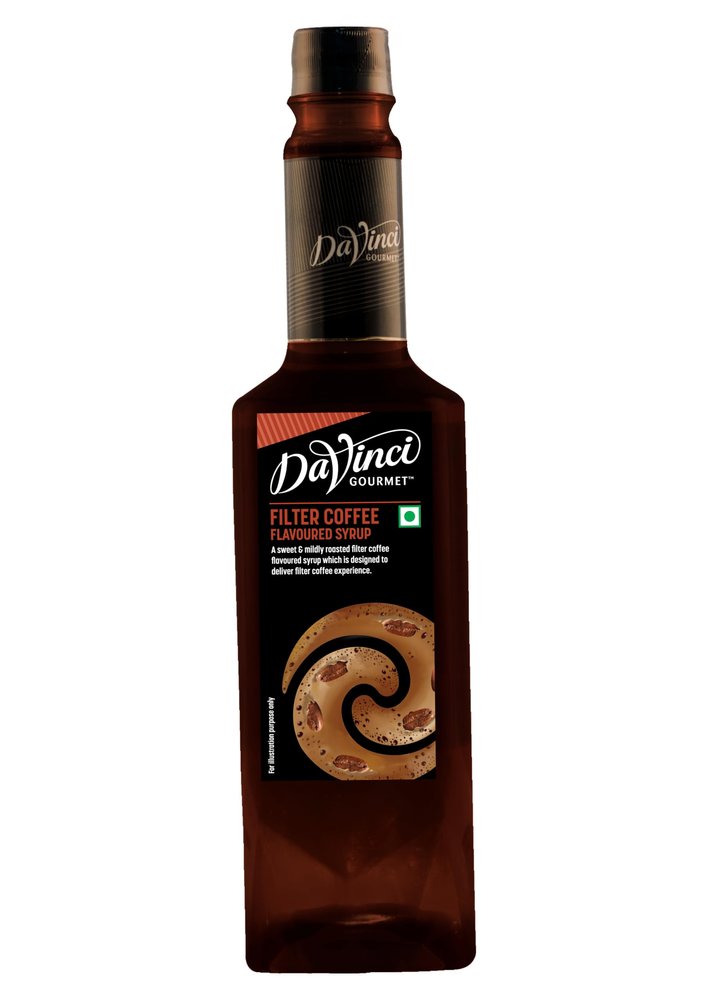 DaVinci Gourmet Filter Coffee Flavoured Syrup  650ml Bottle - Premium Coffee Flavoring for Lattes, Cappuccinos, Desserts & Cocktails  Authentic Taste